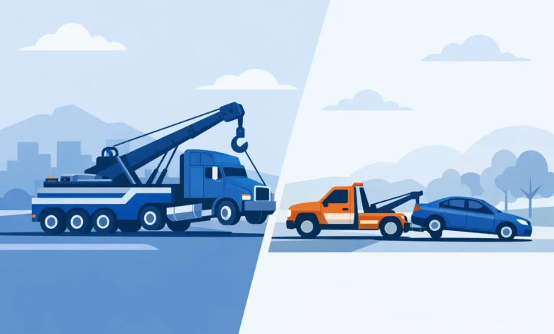 Duty Towing vs Regular Towing
